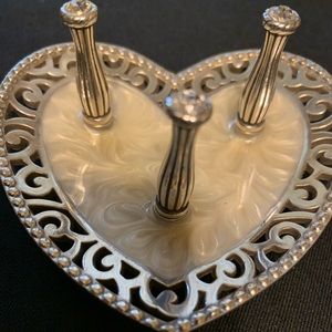 Brighton Lacie Daisy 3 Ring Holder Heart